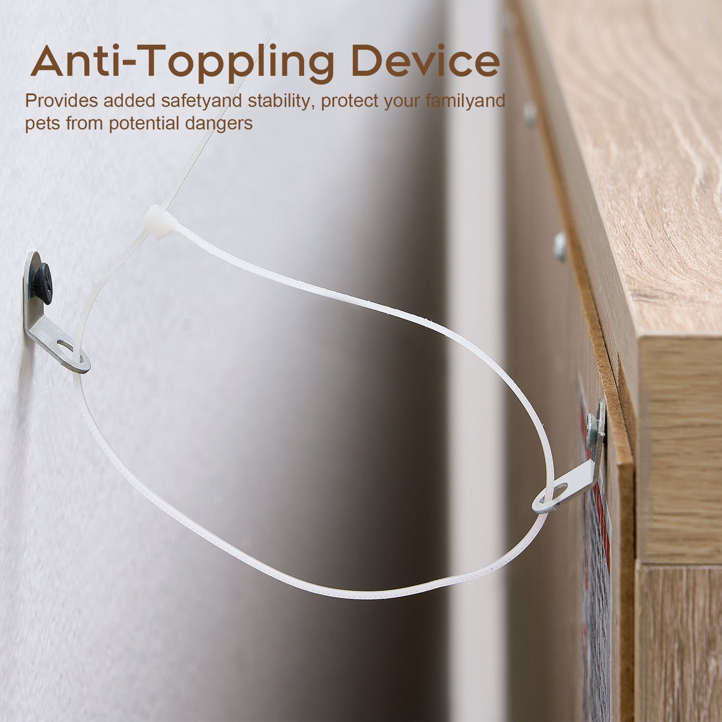 Brafabhome 31.5"W Sideboard Cabinet with Drawer & Glass Doors, Farmhouse Buffet Storage Credenza with Adjustable Shelf, Modern Coffee Bar Console for Living Room Dining Room | Light Oak